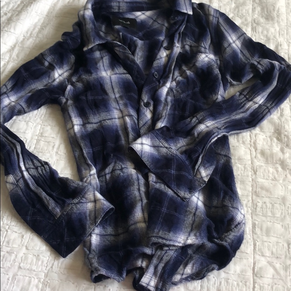 Rails xs navy flannel